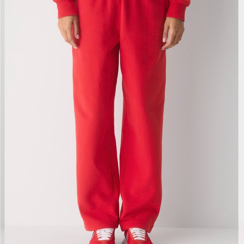 Aritzia Bold Red Track Pants